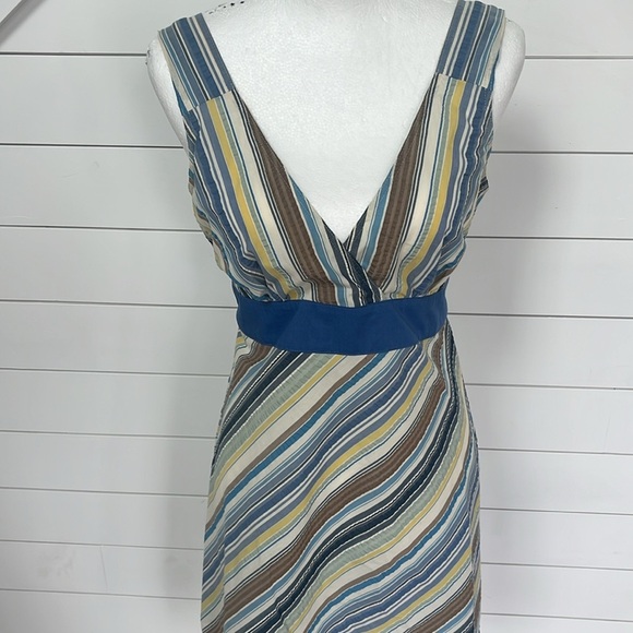 Patagonia Netty Dress striped tank seersucker sundress women’s size 8 - Picture 3 of 11